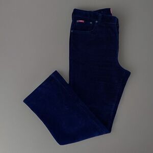 Chaps Ralph Lauren Womens 12 Purple Corduroy Jeans Bootcut Mid Rise Dark Wash